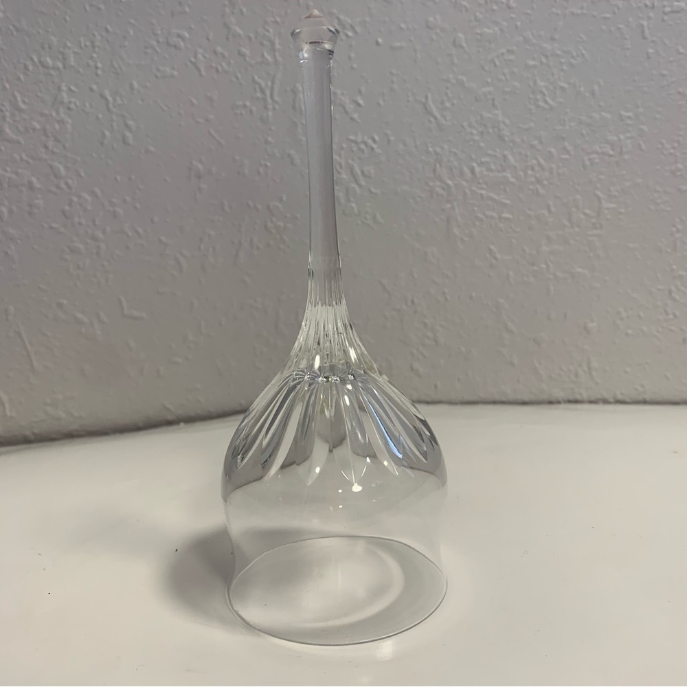 Bohemia vintage hand cut lead crystal bell